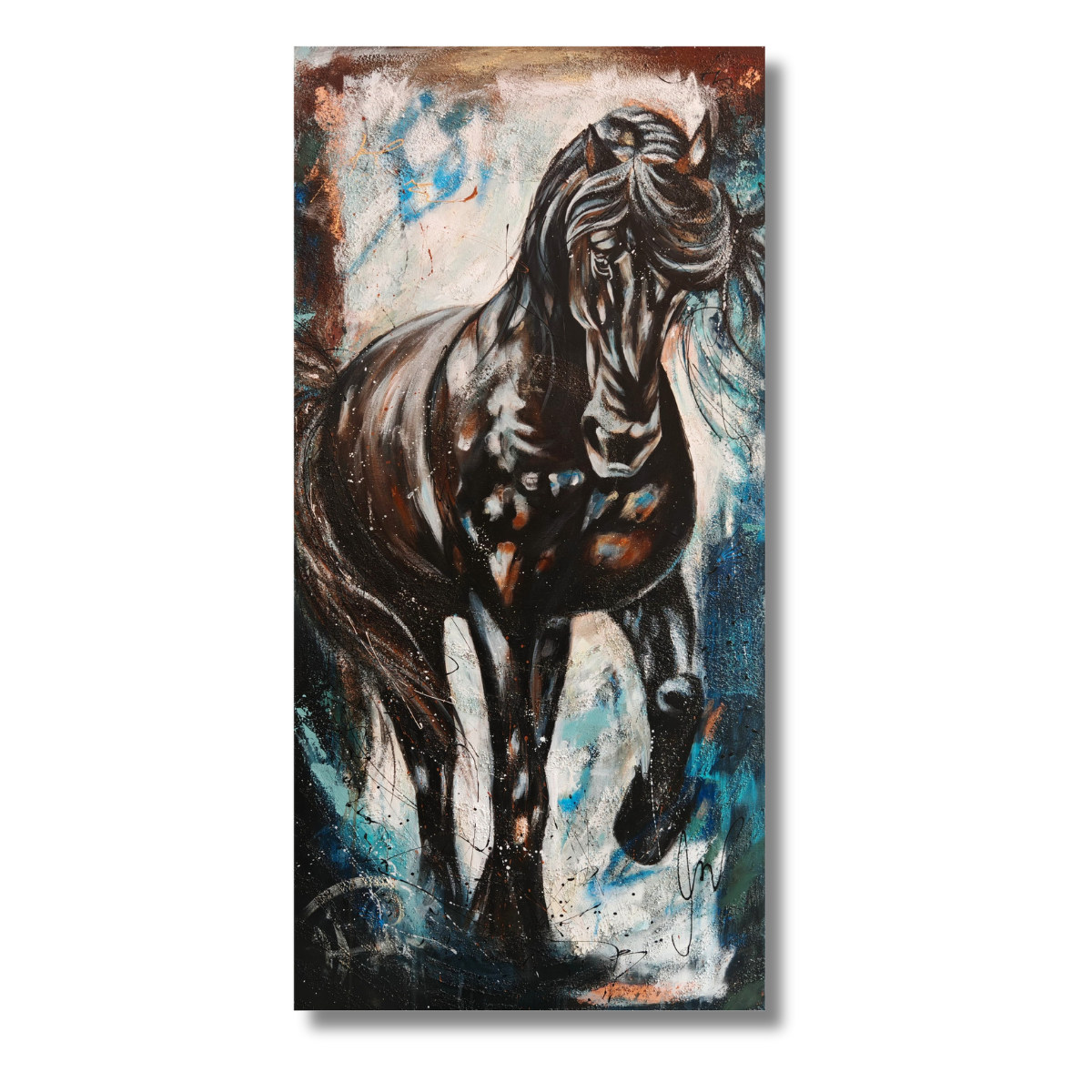 An image wi Wild Spirit painting by Eve Theil
